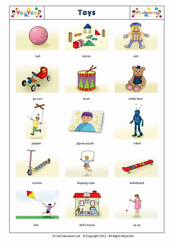 Toys Flash Cards 8