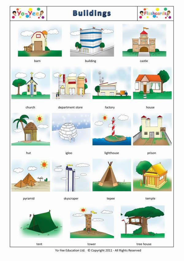 for pdf worksheet school primary for flashcards children Teaching 建ç‘物 Buildings for pdf worksheet school primary for flashcards children Teaching 建ç‘物 Buildings
